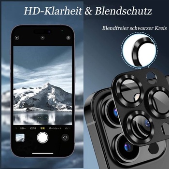 Súprava 2 ks chráničov fotoaparátu kompatibilných s iPhone 13 Pro 6,1 palca / 13 Pro Max 6,7 palca,
