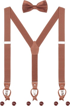 Pánské šle s motýlkem WANYING 160-200 cm