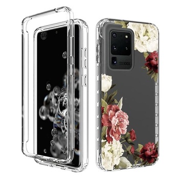 Ochranný kryt pre Galaxy S20 Ultra 5G, púzdro SM-G988U s tvrdeným sklom - kompletná ochranná sada