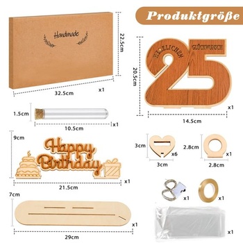 Originálny darček k 25. narodeninám od I LOVE MOM pre mužov a ženy - Peňažné darčeky k 25. narodeninám