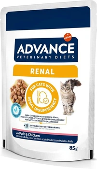 Advance | Vlhké krmivo pre mačky Renal | Renal | Zlyhanie obličiek | 12 x 85 g