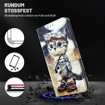 Púzdro BOLELAW pre Xiaomi Redmi 14C / Redmi A4, Neposlušná mačka Xiaomi Redmi 14C Neposlušná mačka