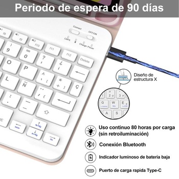 Klávesnica pre iPad A16 11. generácie 2025/10. generácia 2022 (11/10.9)