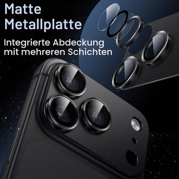 Ochranný kryt JETech pro iPhone 18 Pro, 1 kus, černý, pro iPhone 18 Pro, černý