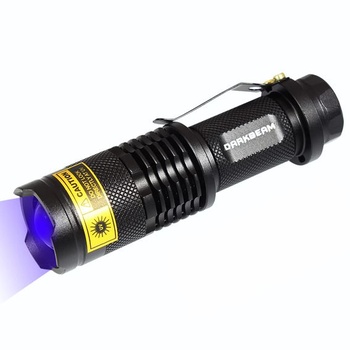 DARKBEAM UV 365 nm svetlo na drevo, čierne ultrafialové svietidlo, LED prenosná mini kabelka,