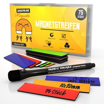 Magnetické popisovacie štítky JAWAonline 75ks