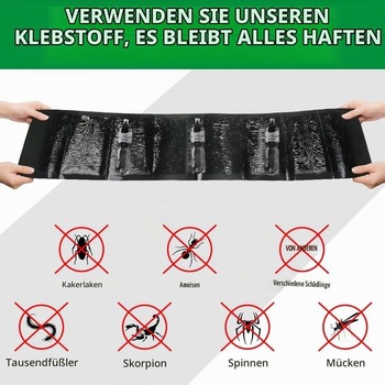 5 lepových pastí, 120 cm * 28 cm, samolepicí podložky na hubení škůdců, pro vnitřní/venkovní