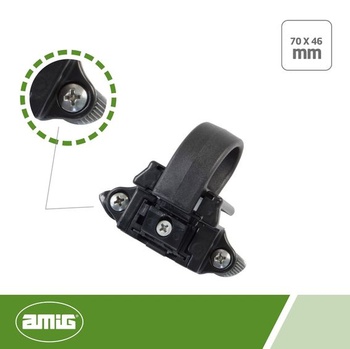 Amig - Zámek posuvného okna model 6080 | 70 x 46 mm | Bezpečnostní příslušenství s tlačítkem |