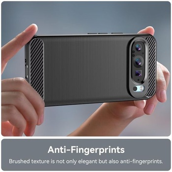 Ochranný kryt pre Pixel 9, Pixel 9 Pro, pre Google 9. Ultratenký kryt s imitáciou uhlíkových vlákien a