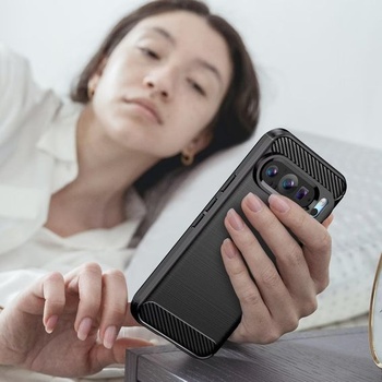 Ochranný kryt pre Pixel 9, Pixel 9 Pro, pre Google 9. Ultratenký kryt s imitáciou uhlíkových vlákien a