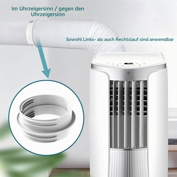 Adaptér na výfukovou hadici klimatizace, 130 mm vnitřní/150 mm vnější, výfuková hadice pro