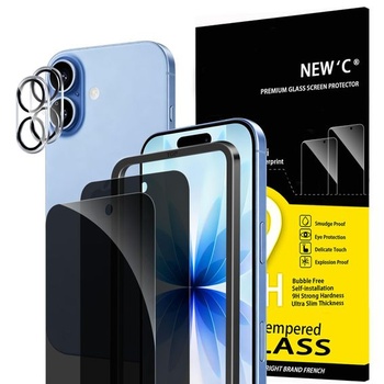 NOVINKA pre iPhone 17 s tvrdeným sklom na ochranu súkromia 28° + ochranou fotoaparátu