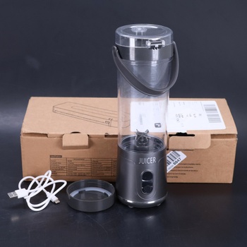 Prenosný mixér, mini stojanový mixér a výrobník smoothie, prenosný elektrický odšťavovač, mini