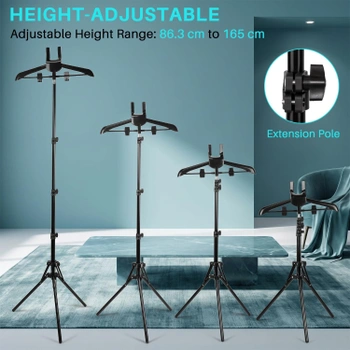 Naparovací stojan Shouken 160cm čierna