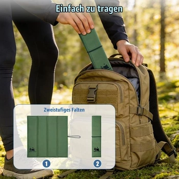 Vonkajší skladací sedák HOTUT, tepelný komfort, vodotesný a odolný proti poveternostným vplyvom,