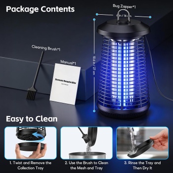 Elektrický likvidátor FunGeneTEC 20W, 4200V