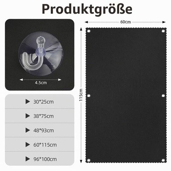 Kompatibilná zatemňovacia roleta pre strešné okná, 100% ochrana proti výpadku prúdu, prísavka bez