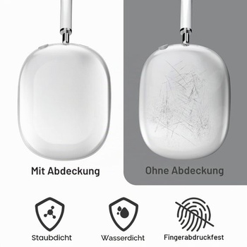 Puzdro VICHYIE pre AirPods Max 2 a 1, priehľadné TPU puzdro - krištáľovo čisté