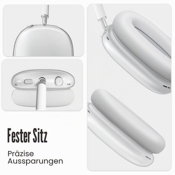 Puzdro VICHYIE pre AirPods Max 2 a 1, priehľadné TPU puzdro - krištáľovo čisté