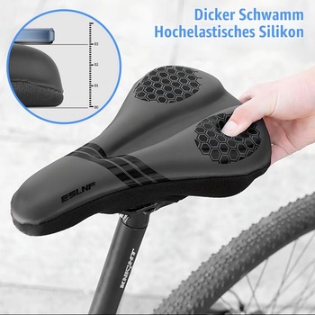 Kryt sedla bicykla, gélový kryt sedla na bicykle, polstrovanie sedla bicykla, mäkký