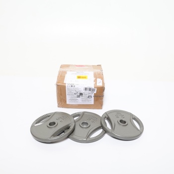Záťažové kotúče Amazon Basics s úchopom 2,5 cm, 4 x 2,5 kg