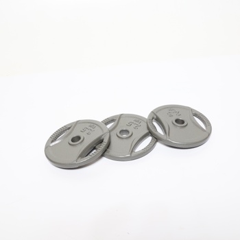 Záťažové kotúče Amazon Basics s úchopom 2,5 cm, 4 x 2,5 kg