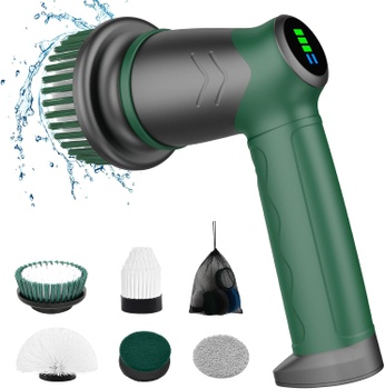 Elektrický rotačný čistič so 6 nástavcami, IPX7, 2000 mAh