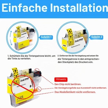 Kompatibilná atramentová kazeta LCL LC-3213 LC-3213Y LC3213Y (1 žltá) náhrada pre Brother DCP-J770
