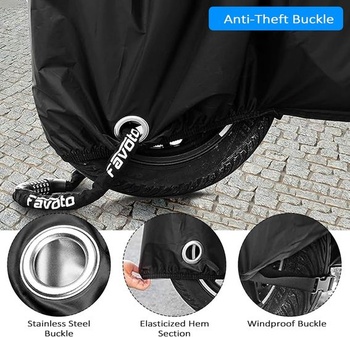 Plachta na motocykel Mesybveo, plachta na motocykel vyrobená z 190T polyesteru, plachta na motocykel s