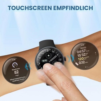 Balenie 6 kusov kompatibilných s ochranným krytom obrazovky Google Pixel Watch 5/4/3 45 mm