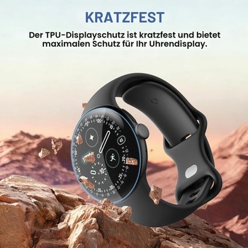 Balenie 6 kusov kompatibilných s ochranným krytom obrazovky Google Pixel Watch 5/4/3 45 mm