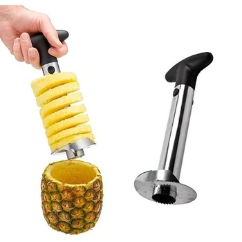 Krájač ananásu, škrabka, odstraňovač krájačov ananásu z nerezovej ocele, vylepšená, zosilnená,