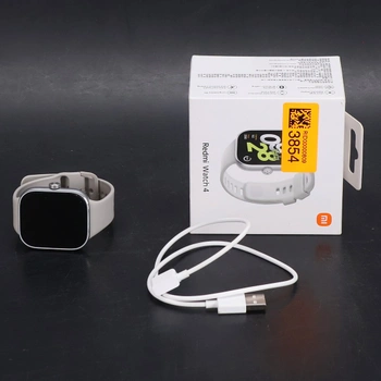 Chytré hodinky Xaomi Redmi Watch 4 strieborné