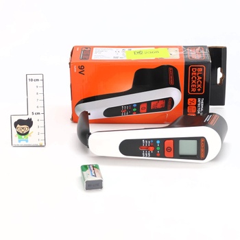 Bezdrátový tepelný detektor netěsností BLACK+DECKER TLD100-XJ – Světelný indikátor pro identifikaci