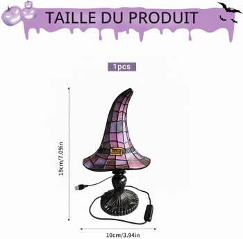 Čarodejnícka stolná lampa HUIKUANGEU