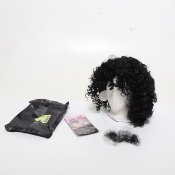 Afro parochňa YEESHEDO, čierna