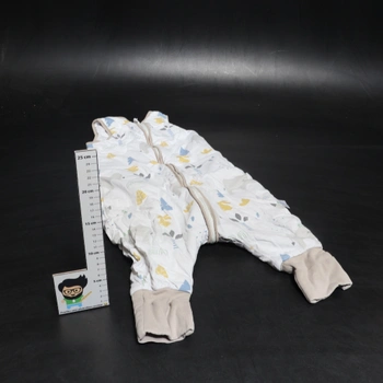 Chilsuessy 2dílné balení dětských spacích pytlů s nožičkami 1,5 Tog spací pytel 100% bavlna
