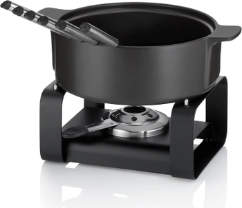 Súprava na fondue Kela čierna, 1,75 l