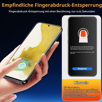 [2 kusy] Matné tvrzené sklo pro Samsung Galaxy S22, ochrana proti otiskům prstů, matná ochranná