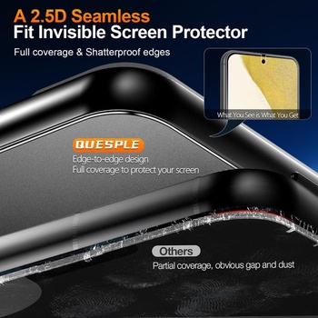 [2 kusy] Matné tvrzené sklo pro Samsung Galaxy S22, ochrana proti otiskům prstů, matná ochranná