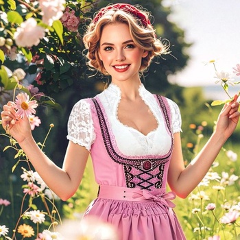 Dámska dirndl blúzka, výstrih do srdca, čipková dirndl blúzka, krátke rukávy, podšívka vpredu,