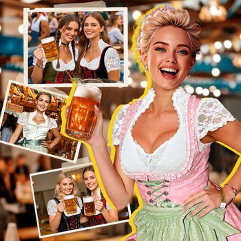 Dámska dirndl blúzka, výstrih do srdca, čipková dirndl blúzka, krátke rukávy, podšívka vpredu,