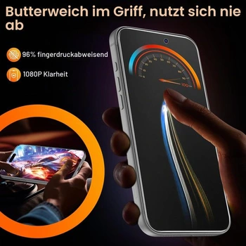 [2 ks] Matné tvrzené sklo na displej pro iPhone 17 Pro, ochrana proti otiskům prstů, matná ochranná
