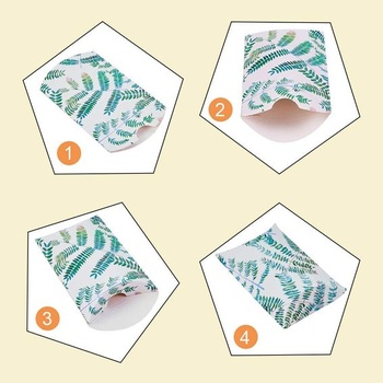 Škatuľka na vankúše Airssory, list_biely, 9,9x5,5cm_biela