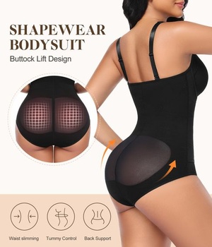 Dámska tvarujúca bielizeň Niwicee Body Shaper, tvarujúca body, veľkosť M, čierna