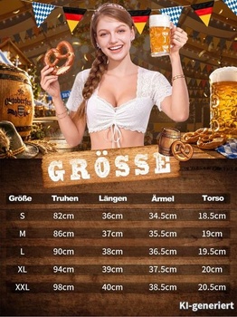 Dámska biela dirndl blúzka, čipka, krátky rukáv, sťahovacia šnúrka, výstrih do V, sexy a pohodlná,