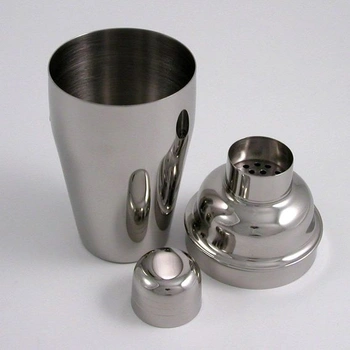 Metaltex 185342010 Šejker na koktaily 0,5 litra z nerezovej ocele, strieborný 0,5 litra, výška 220 mm,