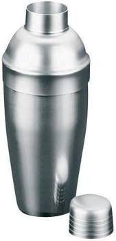 Metaltex 185342010 Šejker na koktaily 0,5 litra z nerezovej ocele, strieborný 0,5 litra, výška 220 mm,