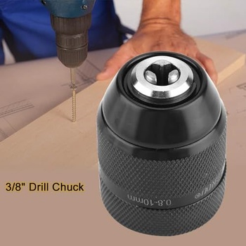 Sklíčidlo Yosoo Health Gear 3/8 palce, závit 0,8 mm-10 mm, 24 unf, velká upínací síla,