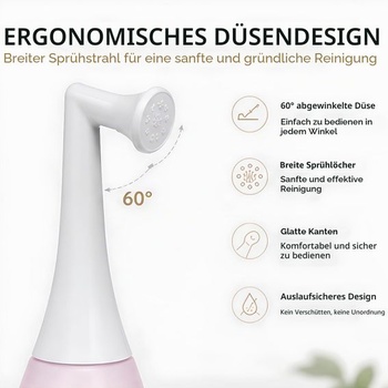 Láhev na čištění hráze T2 500 ml – Přenosný poporodní bidet pro ženy, jemná intimní péče, se